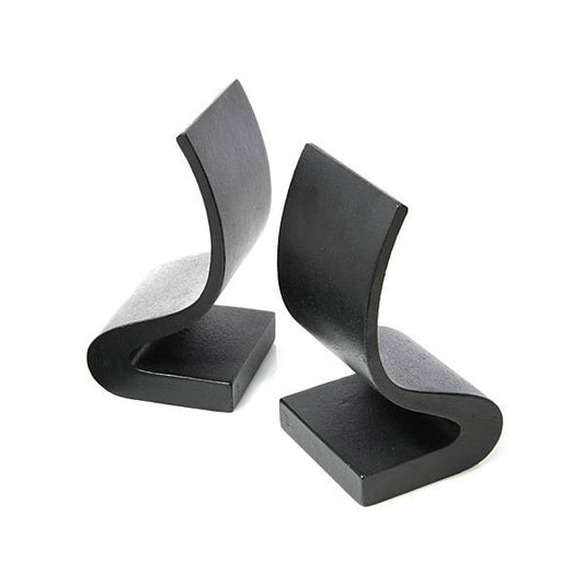 Curved shaped Bookend (a two-piece set)