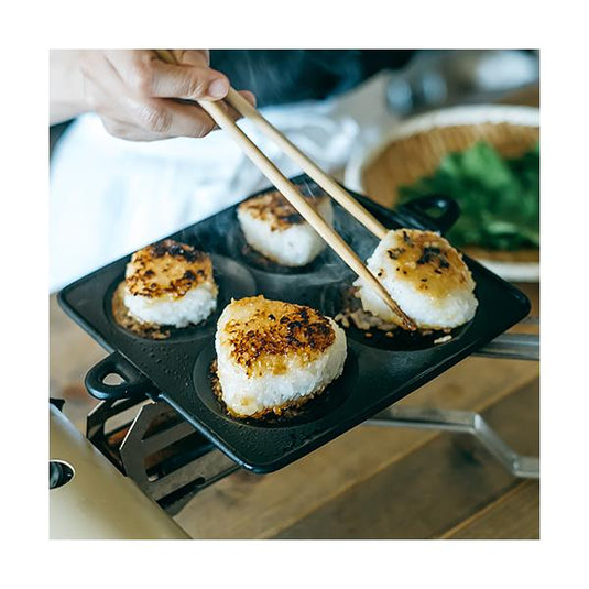 Rice ball grill / iron