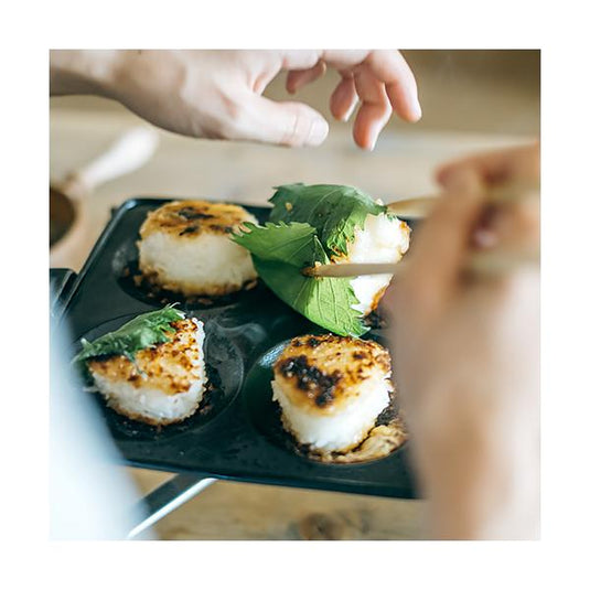 Rice ball grill / iron