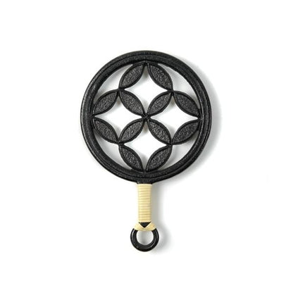 Rikucho Ogasawara Cast Iron Trivet – Shippo (Seven Treasures Pattern), Iwate Japan