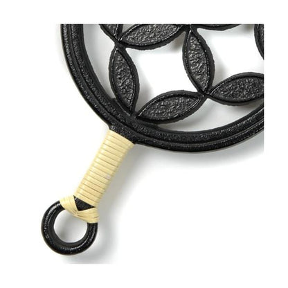Rikucho Ogasawara Cast Iron Trivet – Shippo (Seven Treasures Pattern), Iwate Japan