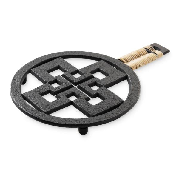 Rikucho Ogasawara Cast Iron Trivet, Iwate Japan
