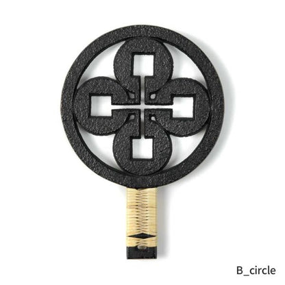 Rikucho Ogasawara Cast Iron Trivet, Iwate Japan