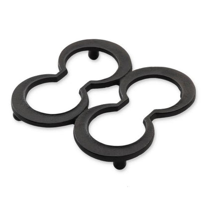 Rikucho Ogasawara Cast Iron Trivet – Gourd Shape (Hisago), Iwate Japan