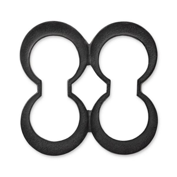 Rikucho Ogasawara Cast Iron Trivet – Gourd Shape (Hisago), Iwate Japan