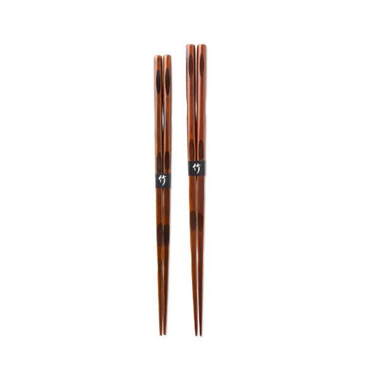 Ouchi Kougei/ Ripple-Grip Bamboo Chopsticks/ L size