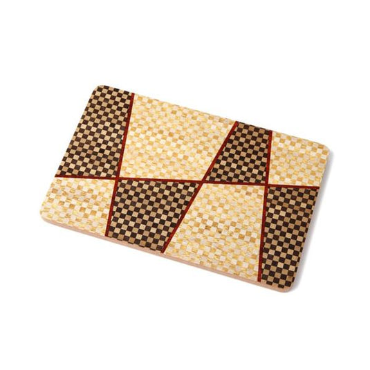 Hakone Wood Mosaic Work Mouse Pad / Mix / S size