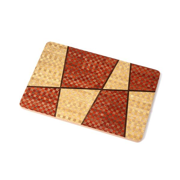 Load image into Gallery viewer, Hakone Wood Mosaic Work Mouse Pad / Mix / S size
