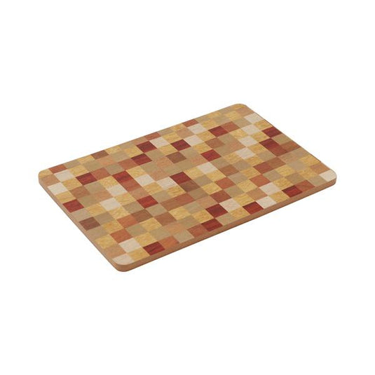 Hakone Wood Mosaic Work Mouse Pad / Mix / S size