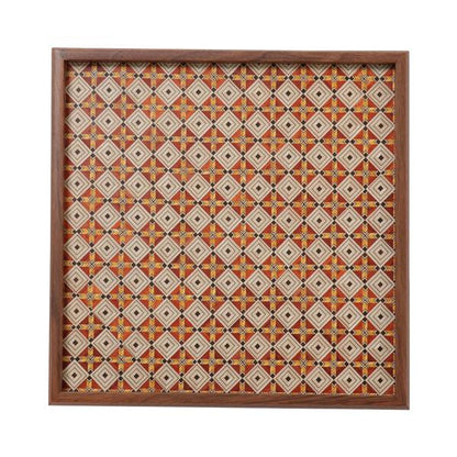 Tsuyuki Woodworks Square Tray – Yosegi Marquetry, Japan