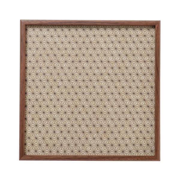 Tsuyuki Woodworks Square Tray – Yosegi Marquetry, Japan