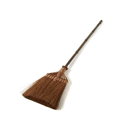 Japanese Shuro Palm Broom – 9-Tier Long Handle Broom with Premium Oni Hair Wrapping, Handcrafted in Japan