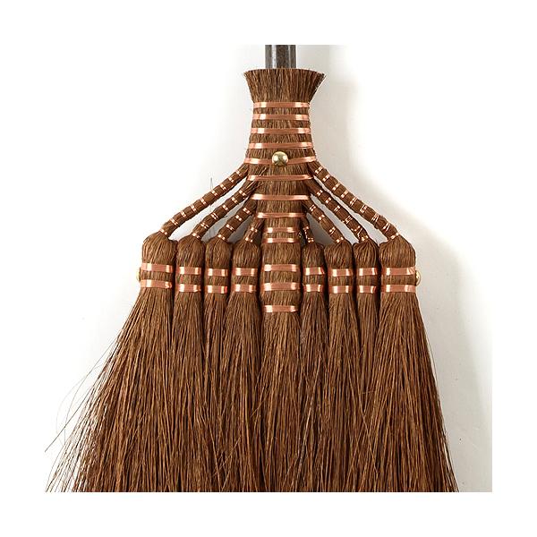 Japanese Shuro Palm Broom – 9-Tier Long Handle Broom with Premium Oni Hair Wrapping, Handcrafted in Japan