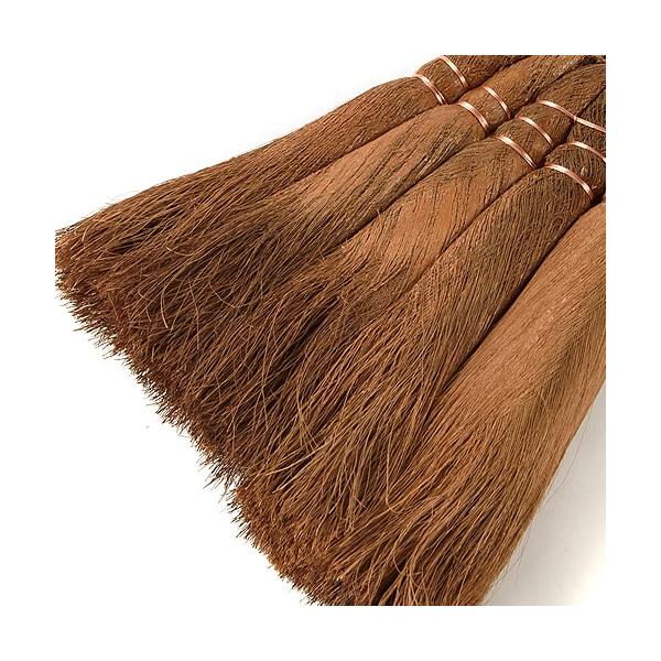 Yamamoto Katsunosuke Shoten “Kaneichi” Japanese Shuro Palm Hand Broom – 5-Bundle Short Handle 75cm, Handcrafted in Japan