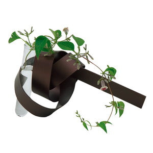 ALART Flower Vase “MUSUBI I” – Brown, Tochigi Japan