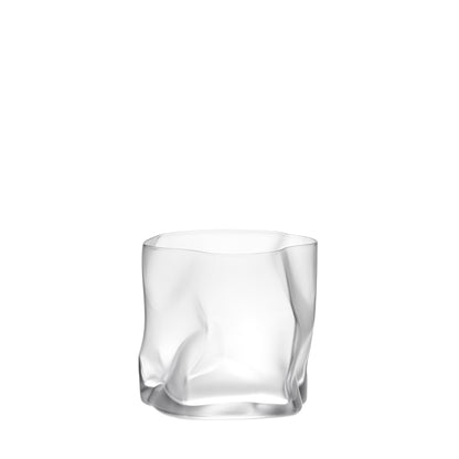 Kimura Glass COM Crumple Old Fashioned Glass – Frosted, Tokyo Japan