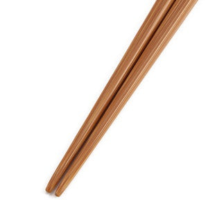 Diamond cut chanko chopsticks / Brown