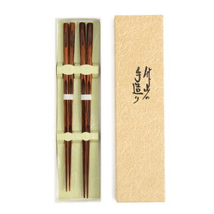 Rippled couple chopsticks