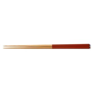 Diamond-cut coated chopsticks / red