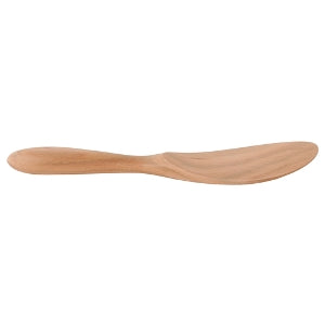 Natural wood round handle ladle / left-handed