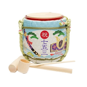 Load image into Gallery viewer, Mini Kagami-biraki set without Masu / Shichigosan celebration (boy)
