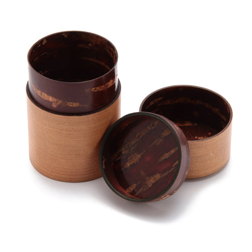 Four Color Tea Caddy / Natural