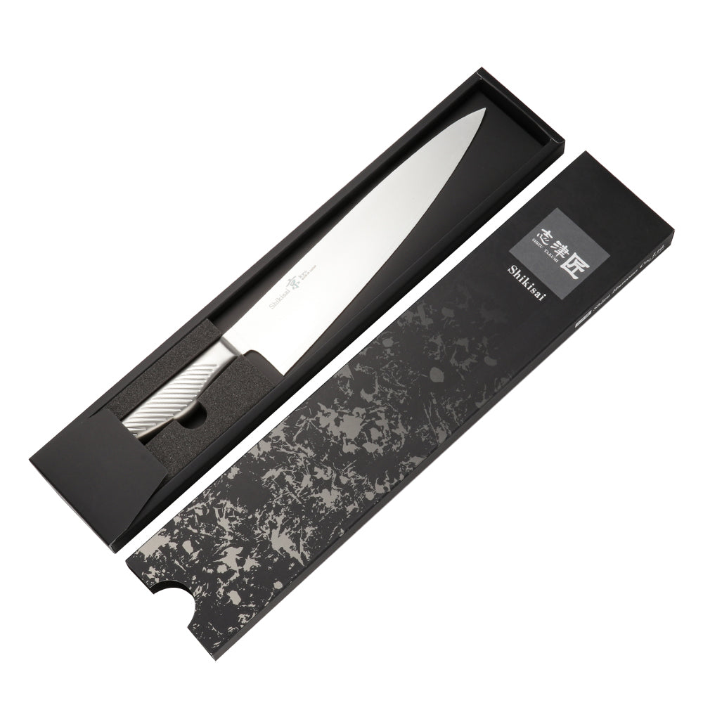 Shizu Hamono Kyoto Triple-Layer Steel Gyuto Chef’s Knife – 240mm, Gifu Japan