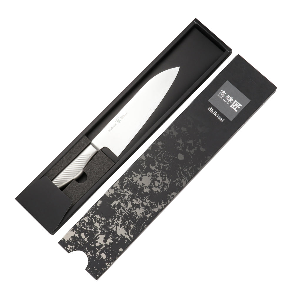 Shizu Hamono Kyoto Triple-Layer Steel Santoku Knife – 180mm, Gifu Japan