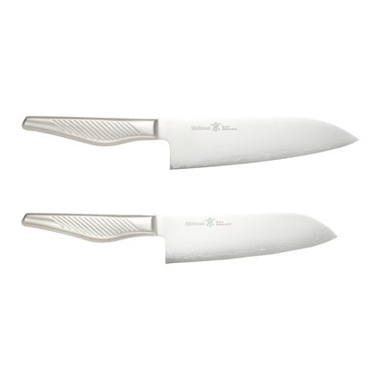 Shizu Hamono Kyoto Triple-Layer Steel Santoku Knife – 180mm, Gifu Japan