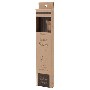 Glass straw & brush set