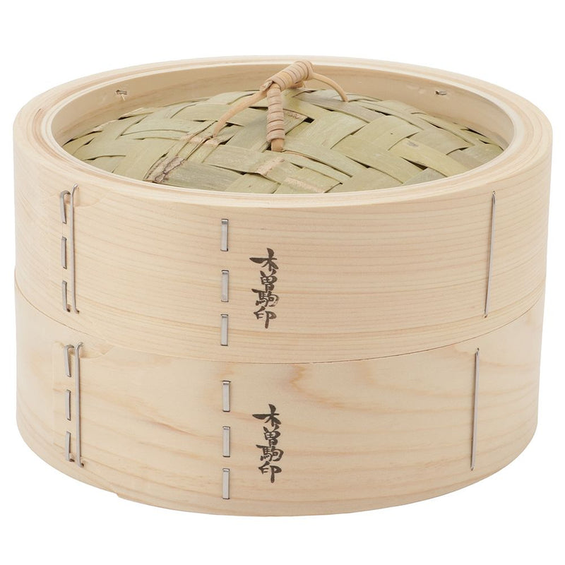 Chinese Traditional Kitchen Tool Bamboo Steamer Basket for Food Cooking  21cm