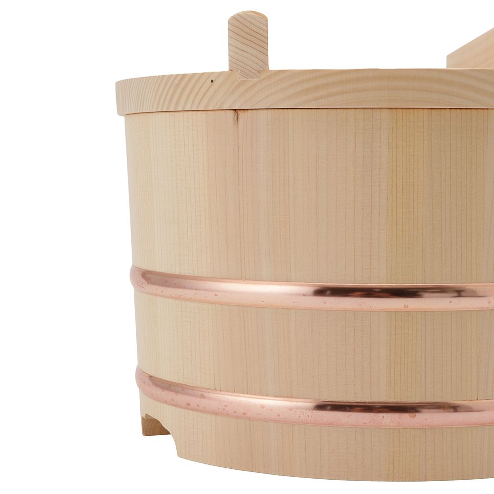 Yamaichi Paulownia Rice Storage Container “Jibitsu” – 24cm, Kiso Nagano Japan