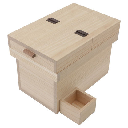 Yamaichi Kiso Hinoki Rice Storage Box – 5kg, Nagano Japan