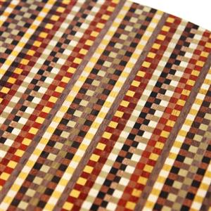 Hakone Wood Mosaic Work Mouse Pad / Ichimatsu / L size