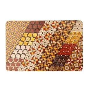 Hakone Wood Mosaic Work Mouse Pad / Mix / S