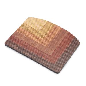 Hakone Wood Mosaic Work Mouse Pad / Gradation / L Size