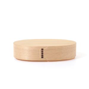 Oval Wood Lunch Box / L (Deep Lid)