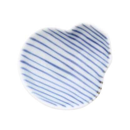 Mamezara(Small Plate) / Gourd / Tokusa Blue