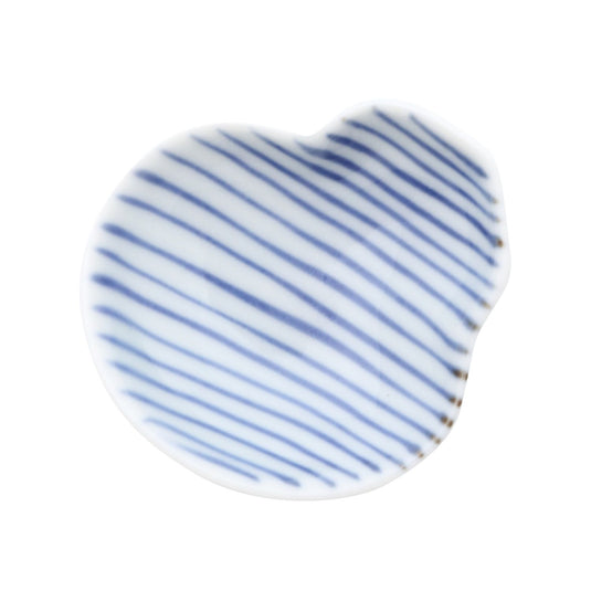 Mamezara(Small Plate) / Gourd / Tokusa Blue