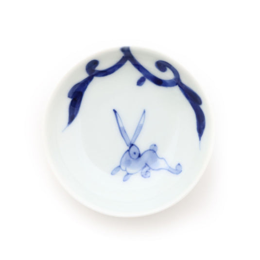 Mamezara(Small Plate) / Circle / Rabbit